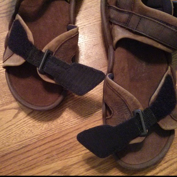 New Clarks Leather/Nubuck Trekking Sandals - Size 12 Summer Travel Outdoor main image 12